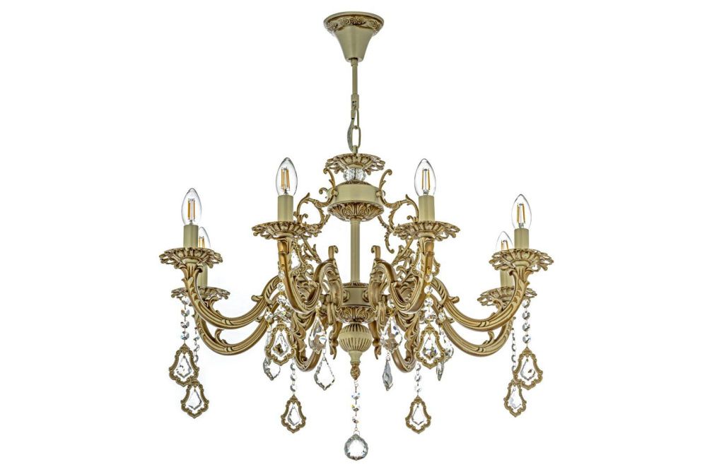 Люстра *70*51 см, 8*E14*40W, Arti Lampadari Falcone Falcone E 1.1.8.600 CG, Кремовый