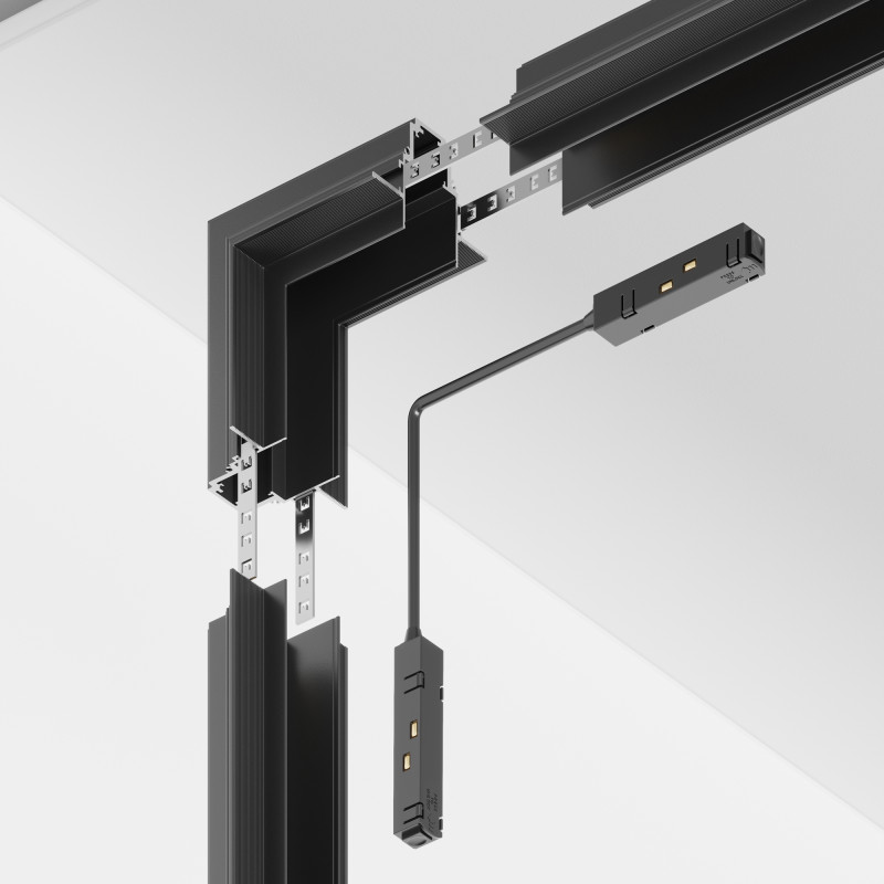 Комплектующие для встраиваемой трековой системы Maytoni Technical Magnetic track system S35 TRA004ICL-22B черныйIP 20