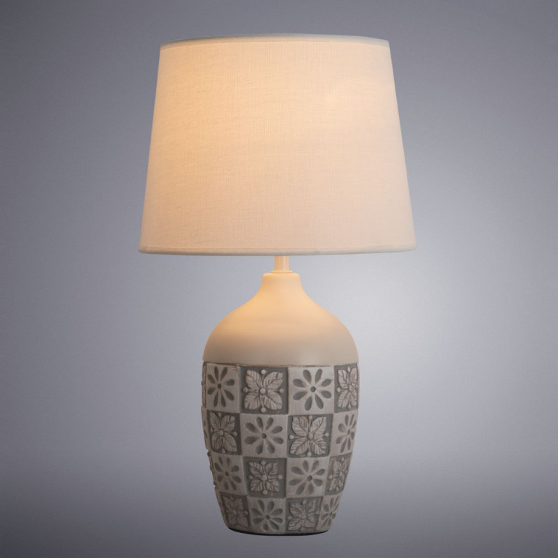 Настольная лампа Arte Lamp Chloe A4237LT-1GY, керамика