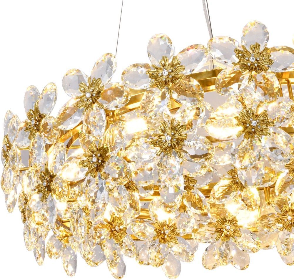 Люстра подвесная 80 см, Stilfort 2196/05/14P, бронза