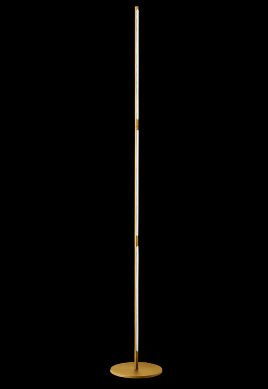 Торшер 2 см, 3*8W, 3000K, Crystal Lux LARGO PT25W GOLD Золото