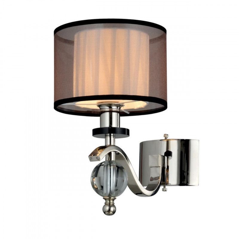 Бра 28*18*30 см, 1*E14, 40W, Aployt FLORET APL.703.01.01, хром