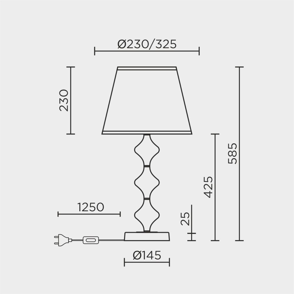 Настольный светильник MODELUX ML.6105.01TL WH