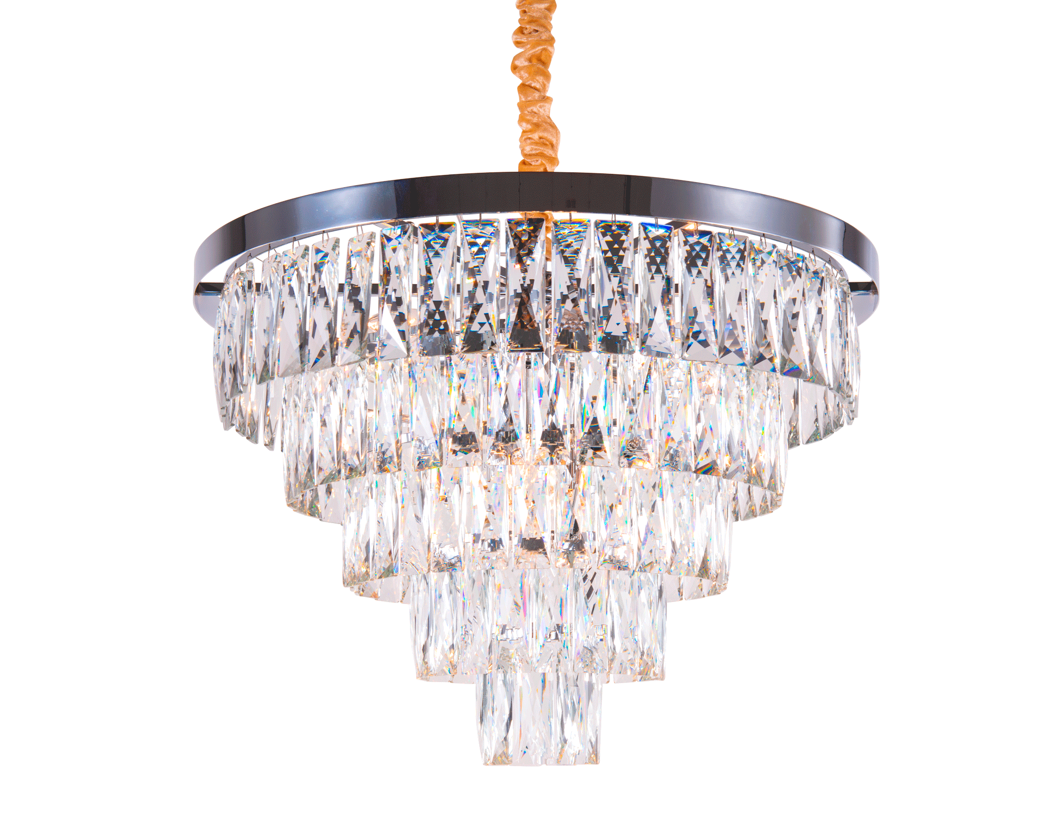 Люстра 600*450, 10*E14, 40W NewRgy Cristallo 2431R/10A CHR+CL, CHR+CL