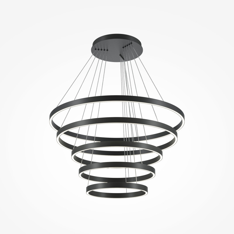 Подвесной светильник 90*20*300 см, LED*174W Rim 3000К-4000К MOD058PL-L200BK Maytoni, Черный