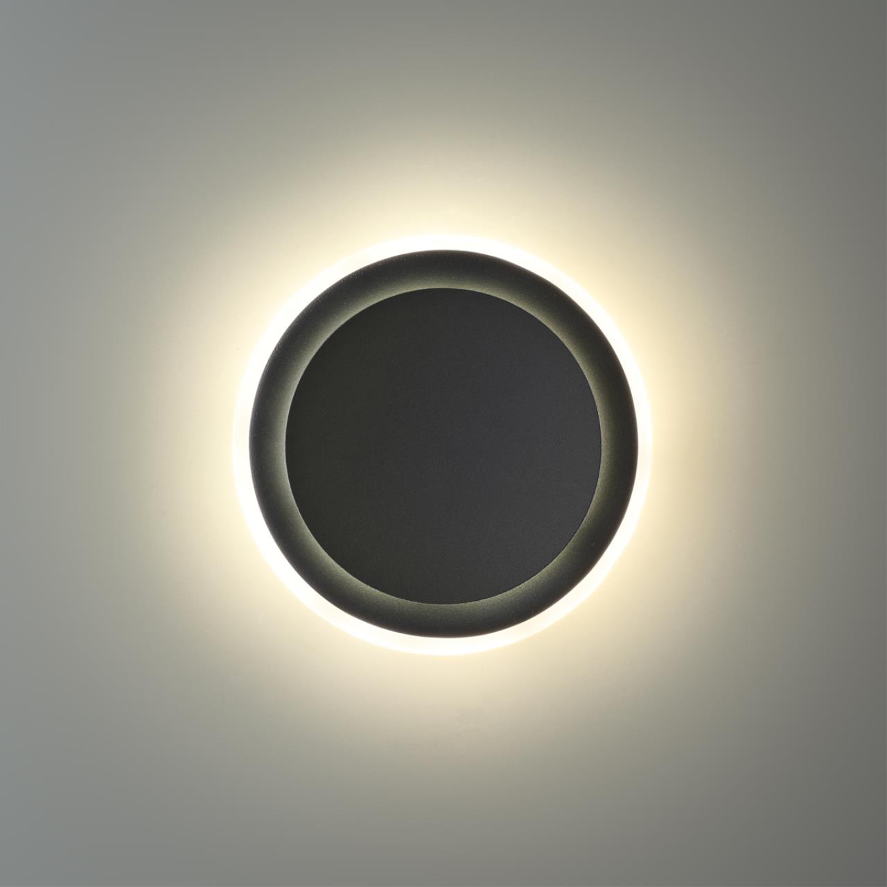 Бра уличное 16*22,5*4,5 см, LED*1*16W, 4000 К, Novotech 359164 SMENA Street, черный