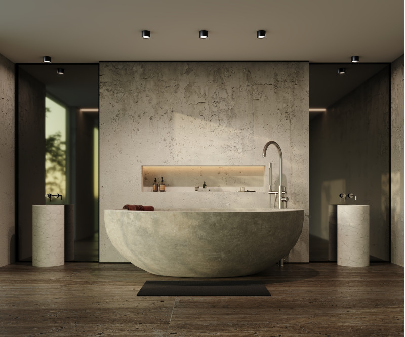 Влагозащищенный светильник 10,5*10,5*7 см, LED, 10W, 4000К, Maytoni Technical Hydra C090CL-10W4K-B черный