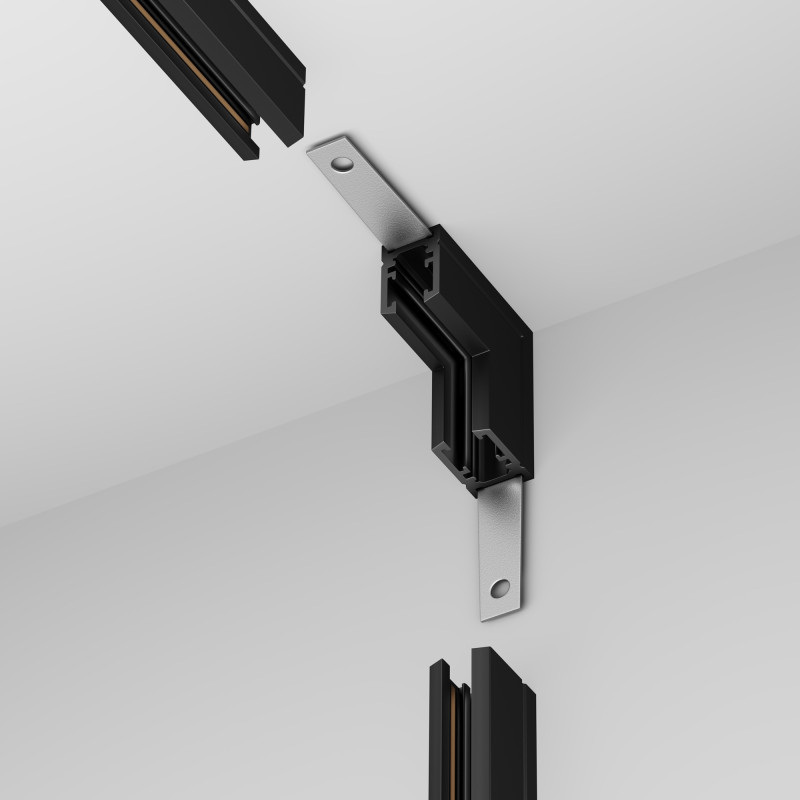 Коннектор 3*1,5*3 см, Maytoni Technical Magnetic track system Levity черный TRA184ICL-11B черный