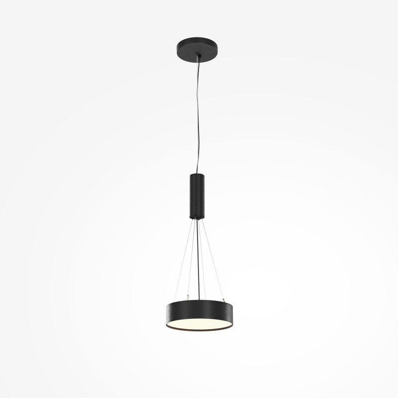 Потолочный светильник 22*6 см, LED 24W 3000K Maytoni Technical Zon C032CL-24W3K-RD-B черный