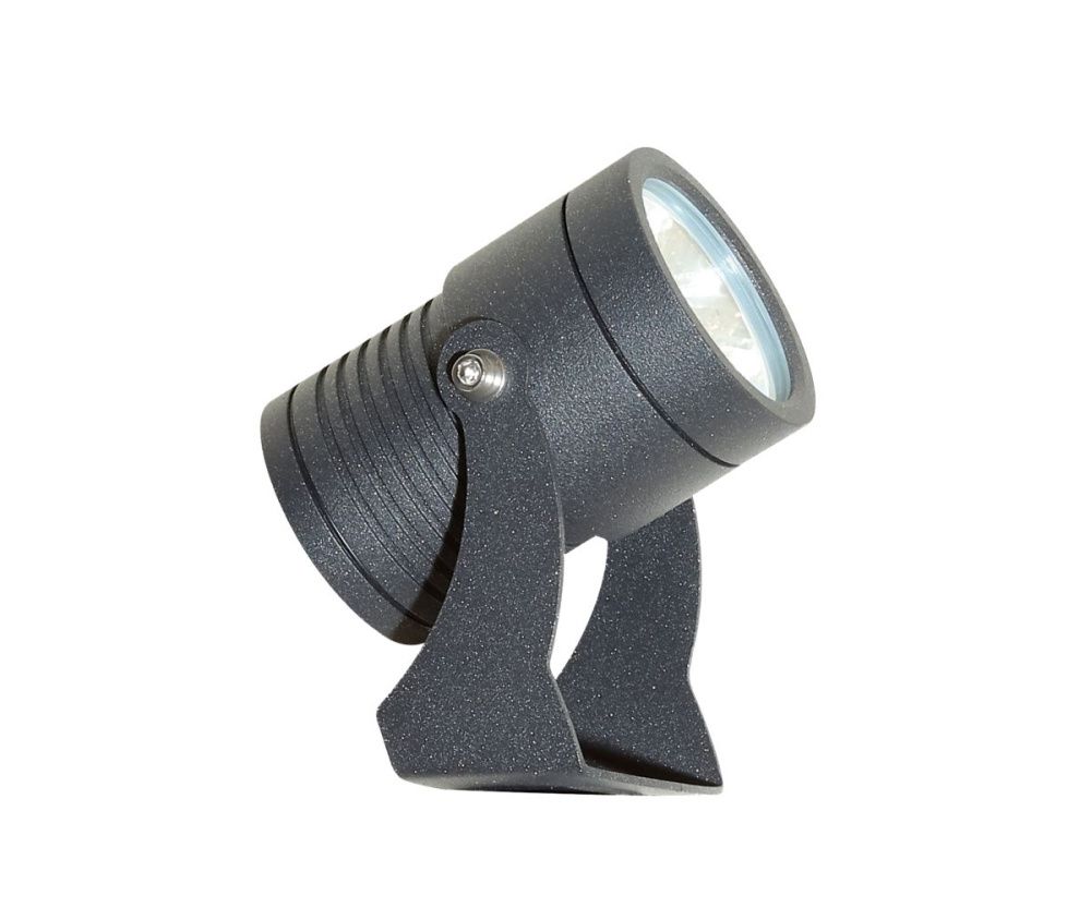 Ландшафтный светильник 12 см, 8W, 3000K, Kink Light Ласси 09328,16, серый