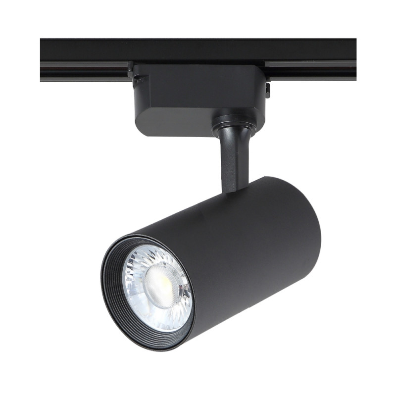 Cветильник трековый однофазный 7 см, 1*20W, 4000K, Crystal Lux CLT 0.31 006 20W BL Черный