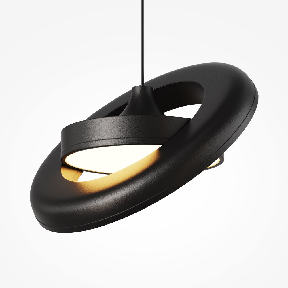 Подвесной светильник *24*38,1-208,1 см, *LED*17W, 3000K, Maytoni Kinetica MOD491PL-L17B3K, Черный