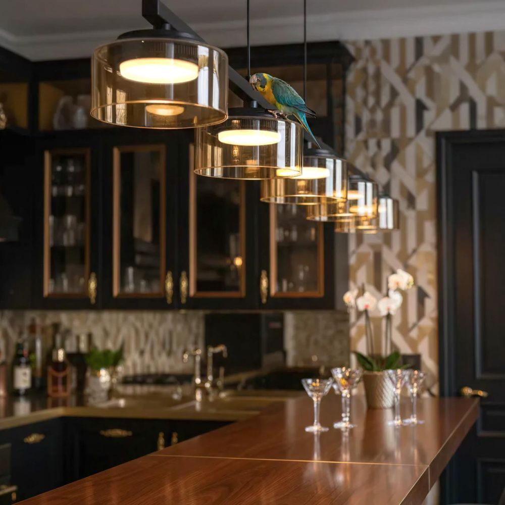 Светильник 140 см, Citilux ESPACE CL243251, черный