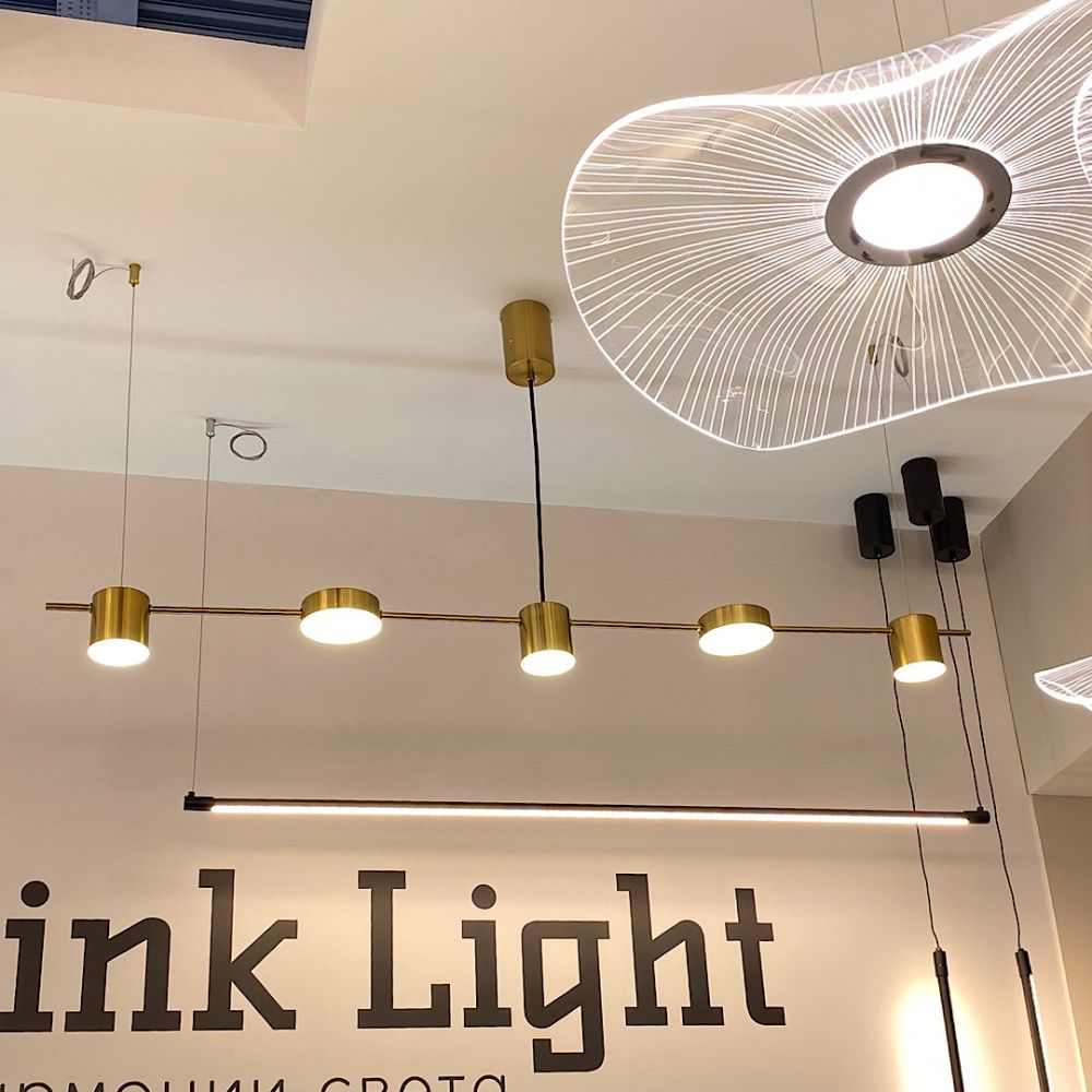 Люстра Карин черный w120*8,5 h120 Led 5*6W (4000K) 07624-5,19
