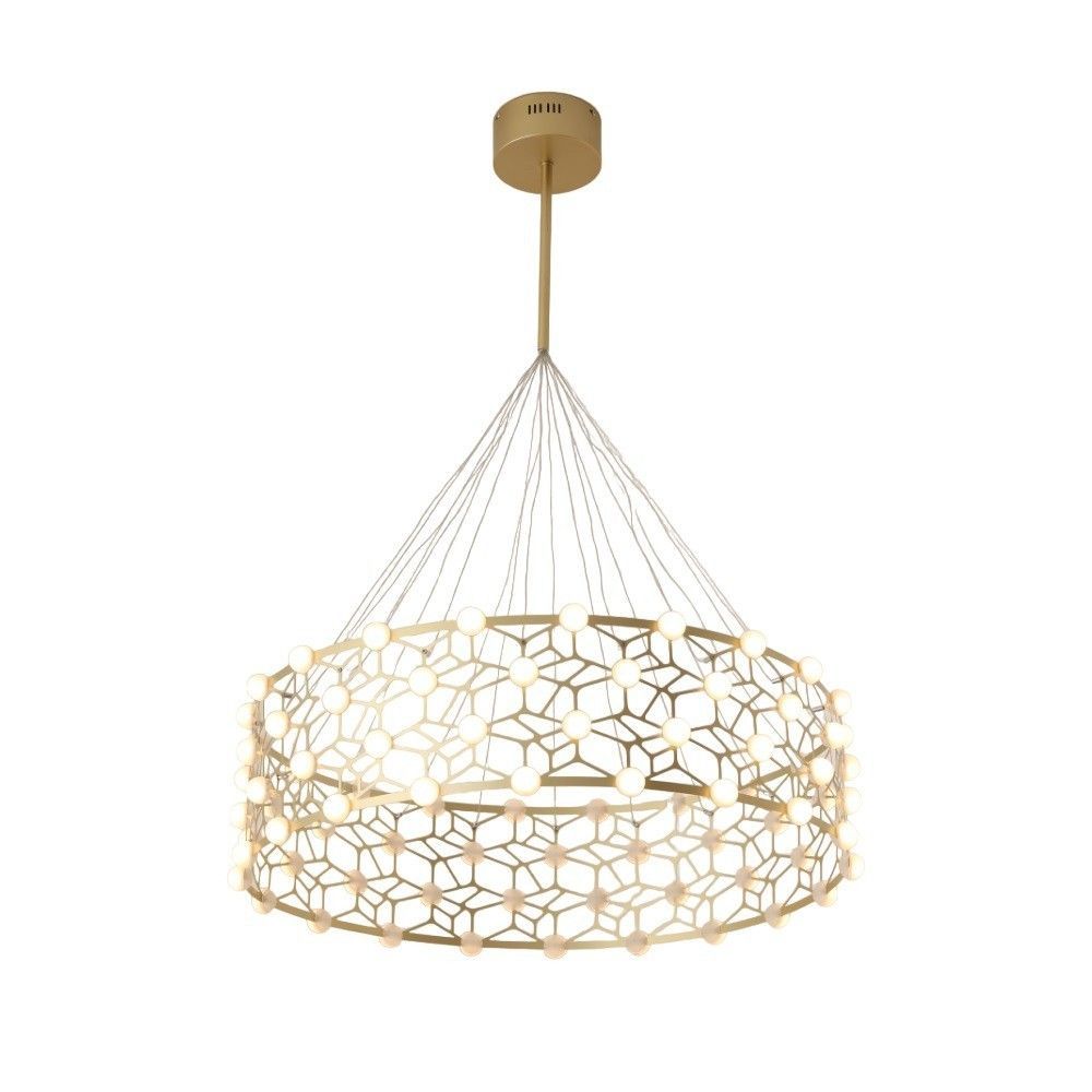 Люстра 60*60*158 см, 56*LED*34W, 3000K Gerhort G31140/1GD, Золото