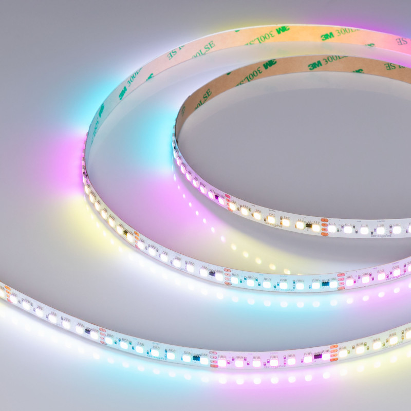 Лента SPI-F140-10mm 24V RGB-PX7-BPT (22 W/m, IP20, 3535, 5m) (Arlight, бегущий огонь) 043132. Цена указана за 5 метров. Продается кратно 5 метрам.