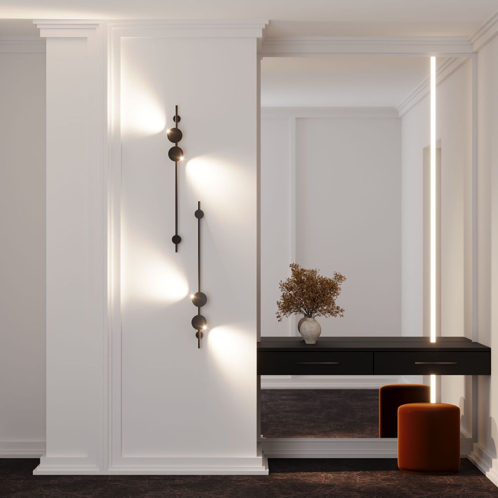 Светильник настенный светодиодный 97 см, 5W, 4000K, Elektrostandard Illume 4000K 40154/LED, черный