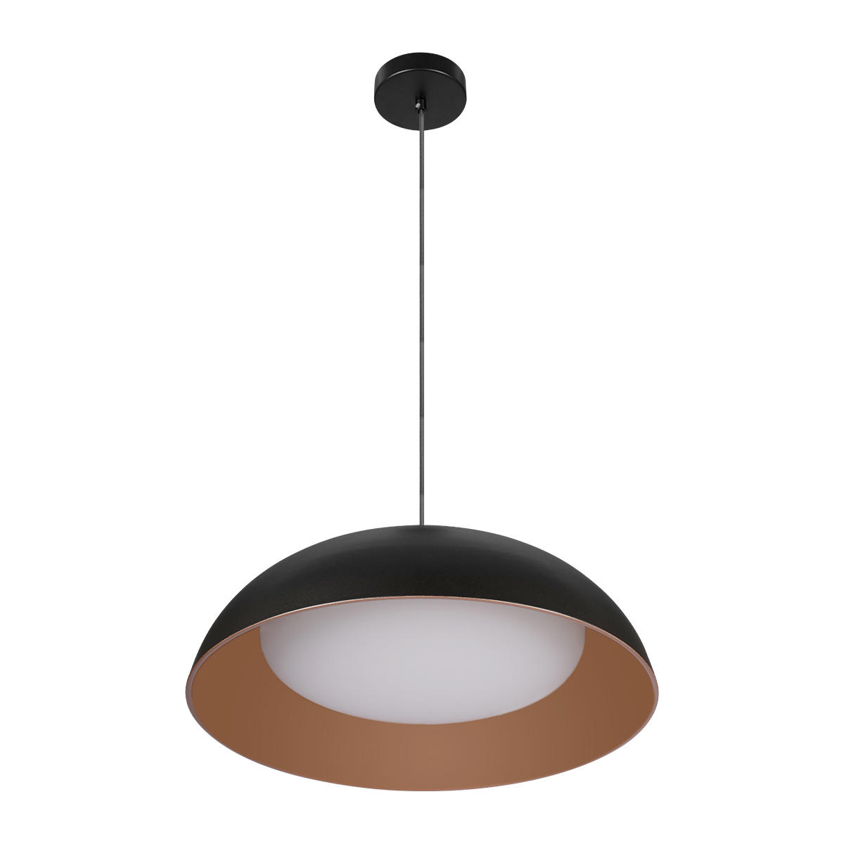 Подвесной светильник 50 см, 1*LED*30W 4000K черный, бронза LOFT IT Cappello 10229P Black