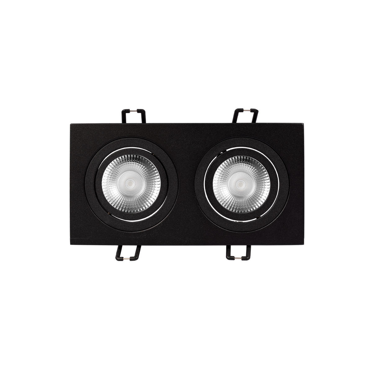 Встраиваемый светильник 18*9*2,5 см, GU10 LOFT IT Hap 10341/2A Black черный