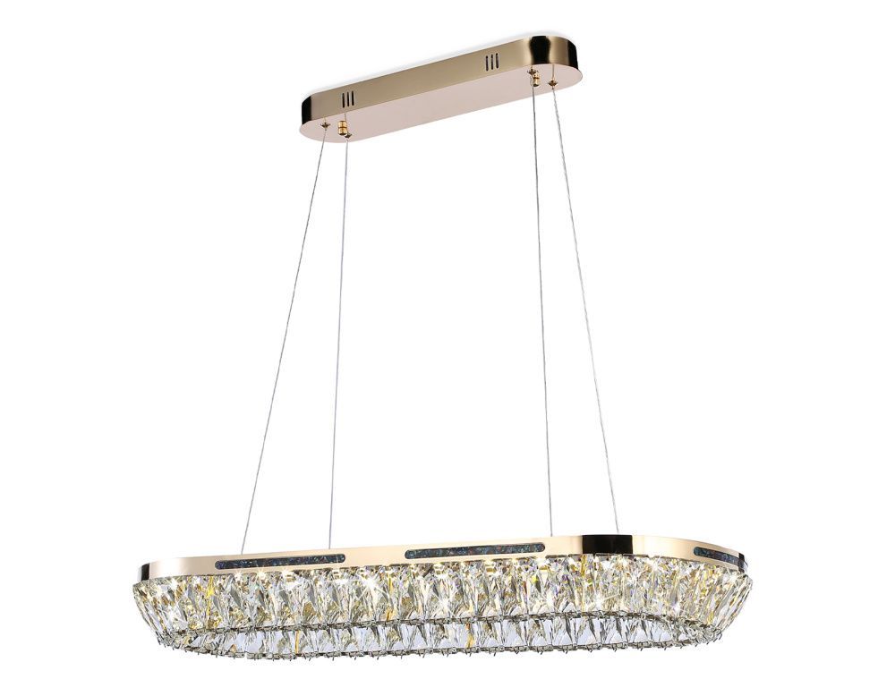 Люстра подвесная 80*30*9*44 см,  61W, 3000К, золото Ambrella Traditional Traditional TR5025