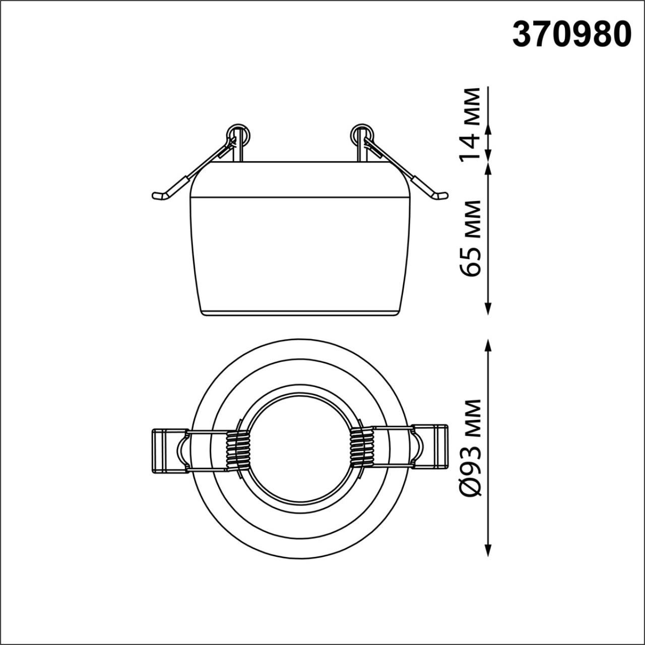 Светильник подвесной, длина провода 2м 25*25*13 см, 1*G9*7W Novotech Felto 370975 черный