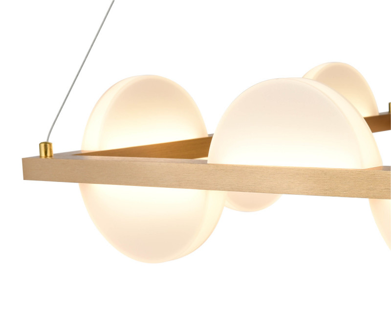 Подвесной светильник 58*88*128 см, 1*LED черный, шампань Vele Luce Drop VL7194P16