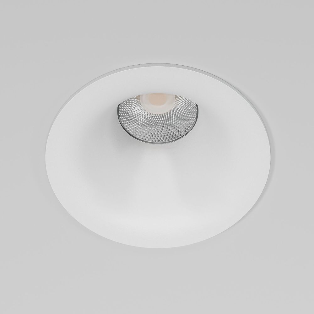 Потолочный акцентный светильник 8*8*6 см, LED, 15W, 4000K, Elektrostandard Bliss 25070/LED, белый