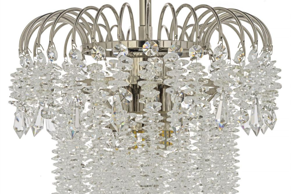 Люстра подвесная *30*50 см, 4*G9*40W, Arti Lampadari Sardinia Nickel Sardinia E 1.5.30.105 N, никель