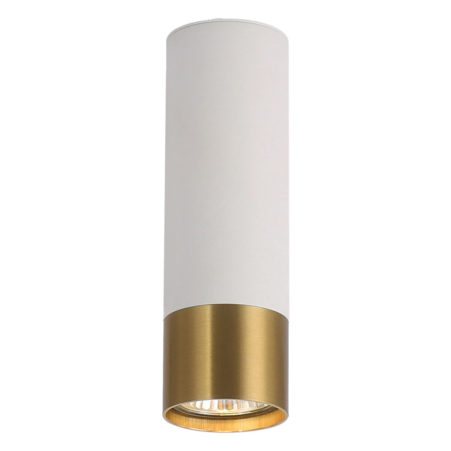 Потолочный светильник 5*17 см, 1*Gu10*50W Lussole Gilbert LSP-8831 белый/бронзовый