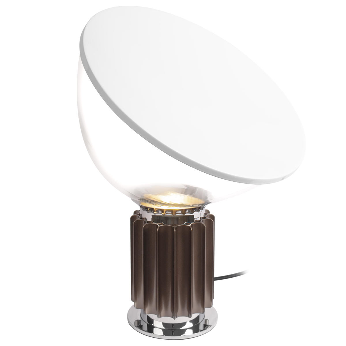 Настольная лампа 37*49 см, 1*E27*40W LOFT IT Taccia 10294/S Brown бронза, хром