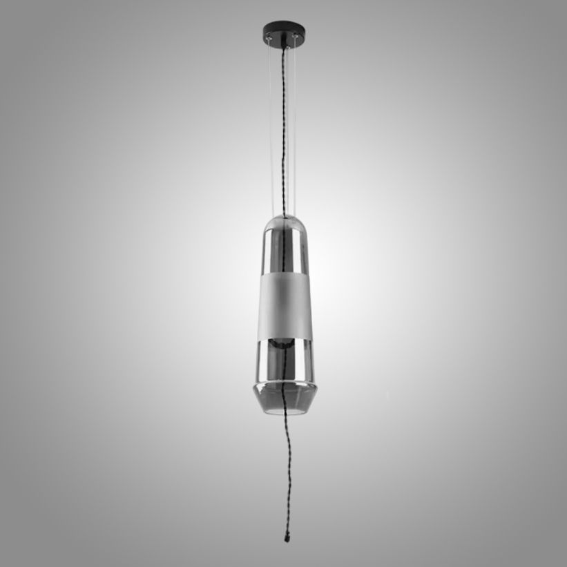Подвесной светильник FRAGA Grey 22*52*52 см, 1*E14*40W, ImperiumLoft FRAGA01, Чёрный
