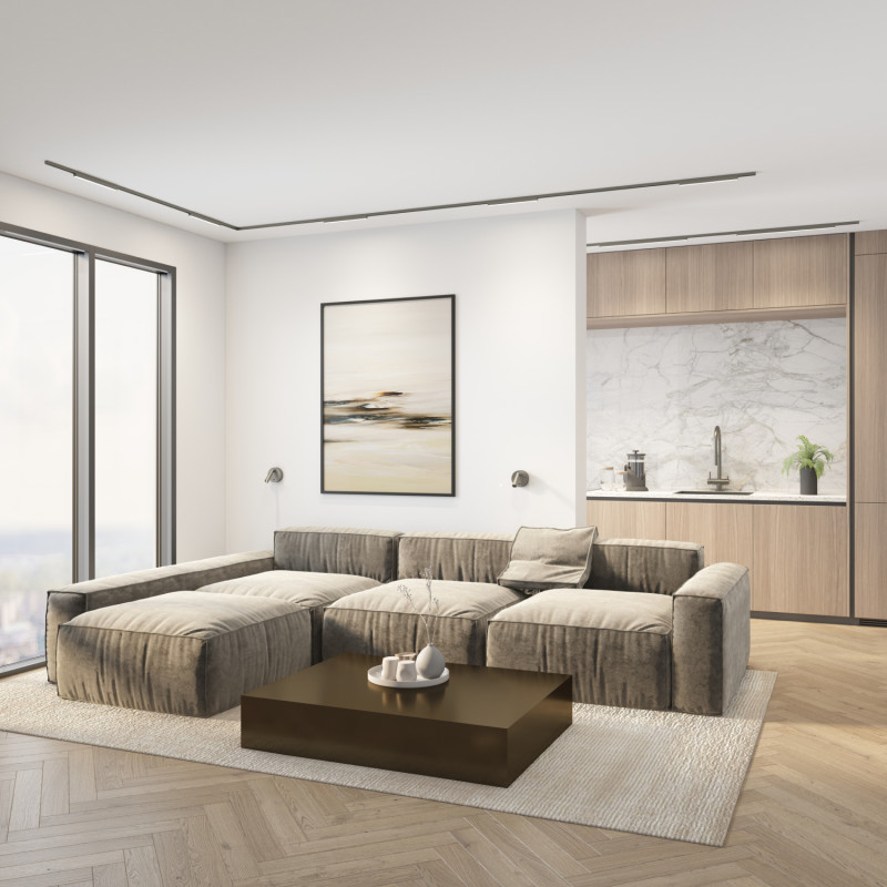 Светильник на шине 30,1*1,9*2,7 см, 12W, 3000К, Denkirs SHINE LINEAR DK5751-DN никель