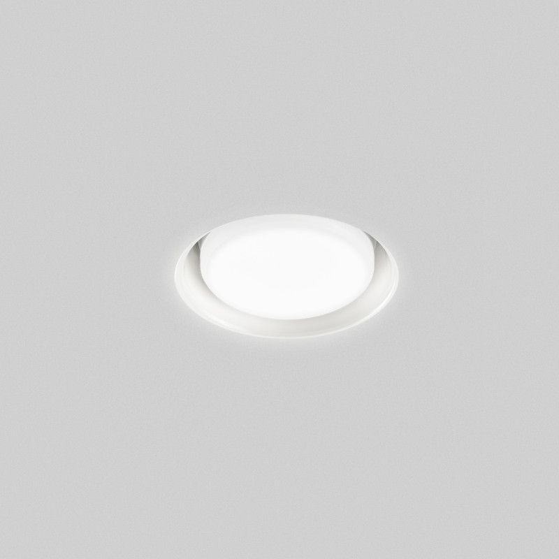 Встраиваемый светильник 12,8*12,8*-3,5 см, 1*GX53*12W, K, Lightstar Tensio 212100, белый