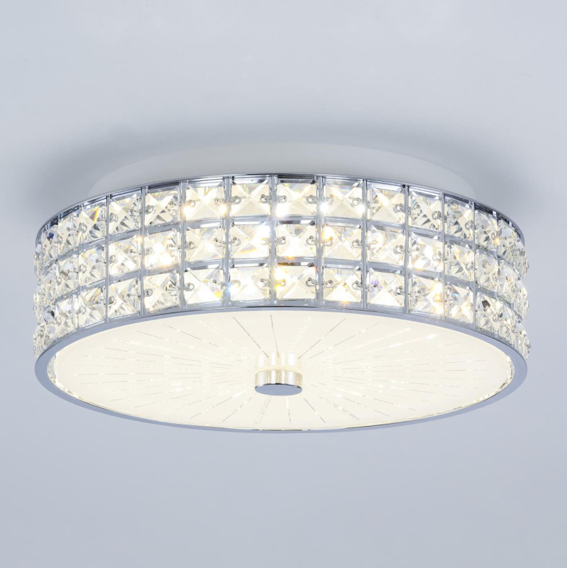 Светильник 31 см, 48W, 3000-5500K, Citilux CL32413G1, хром