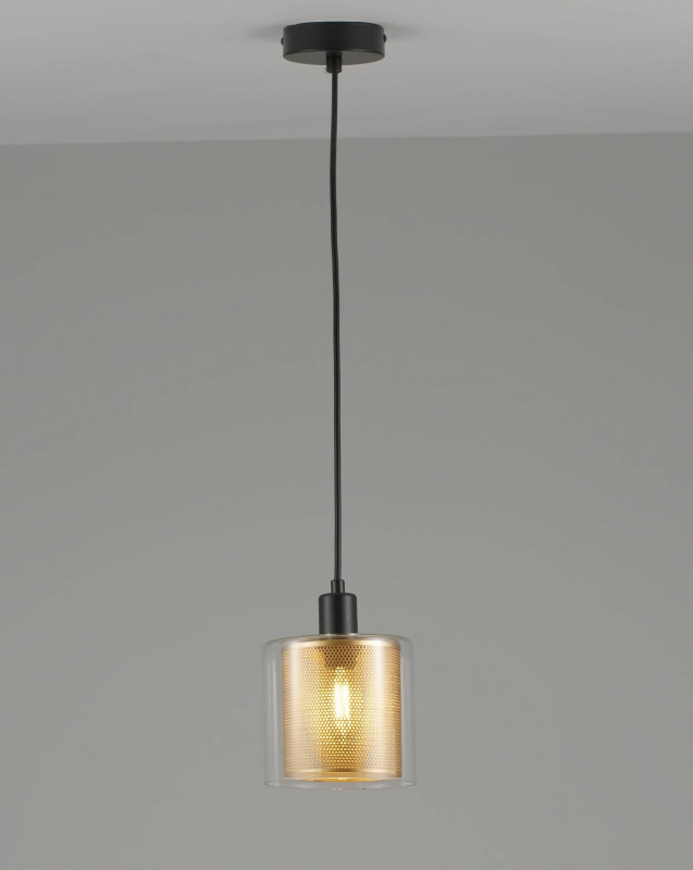 Подвесной светильник 13*120 см, E14 40 W, Moderli Brizzi V2870-1P Черный