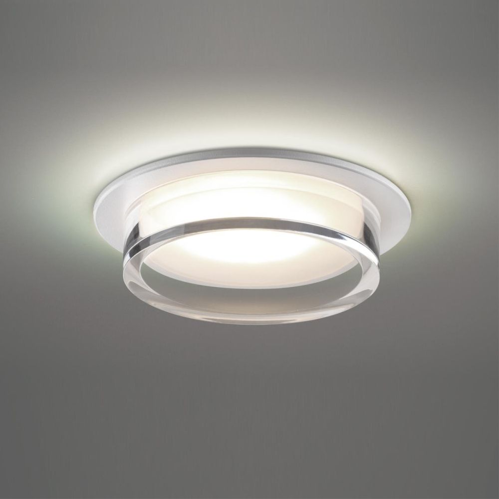 Светильник встраиваемый 10,5 см, GX53, Novotech Gem 371025, белый