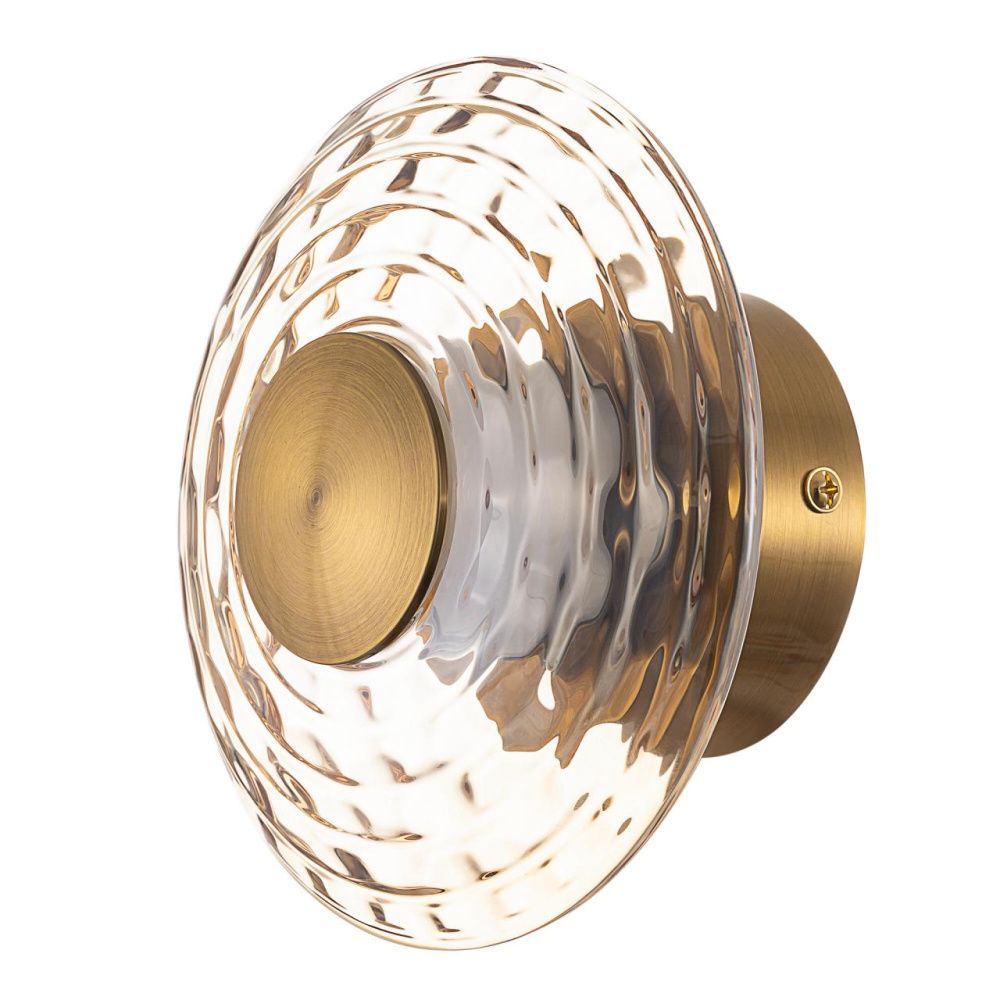 Светильник 15 см, 6W, 3000K, Citilux JANTAR CL240313, латунь