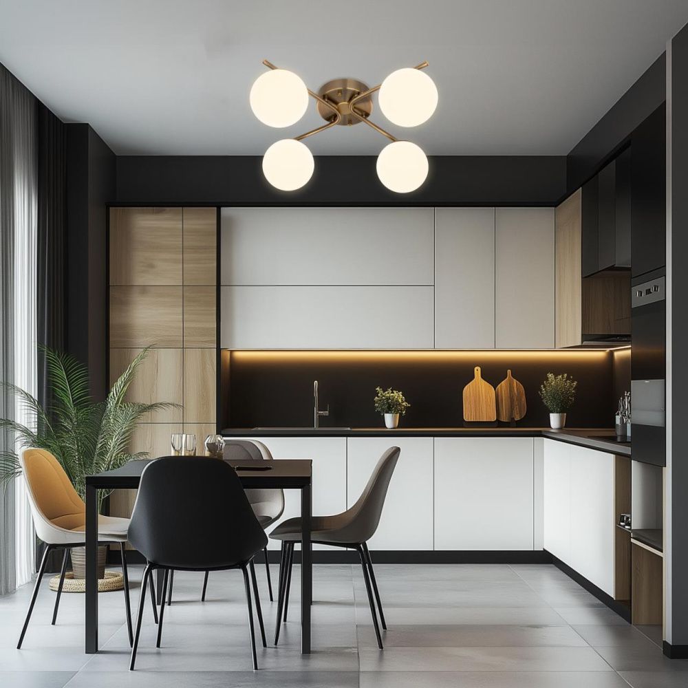 Потолочная люстра 45 см, 48W, 3000-5500K+RGB, Citilux Адам смарт CL228A143, бронза