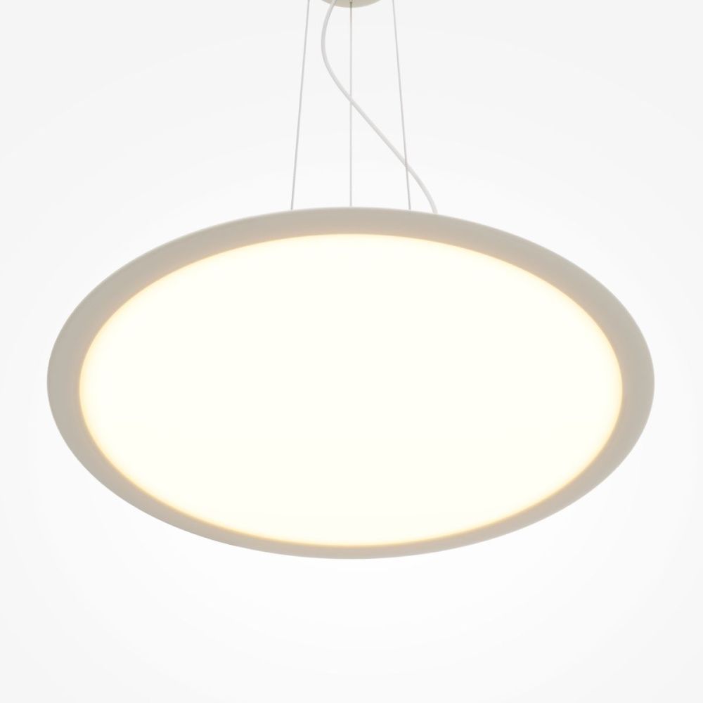 Подвесной светильник 61 см, 57W, 2700-4000K, Maytoni Industria MOD471PL-L57WK, черный