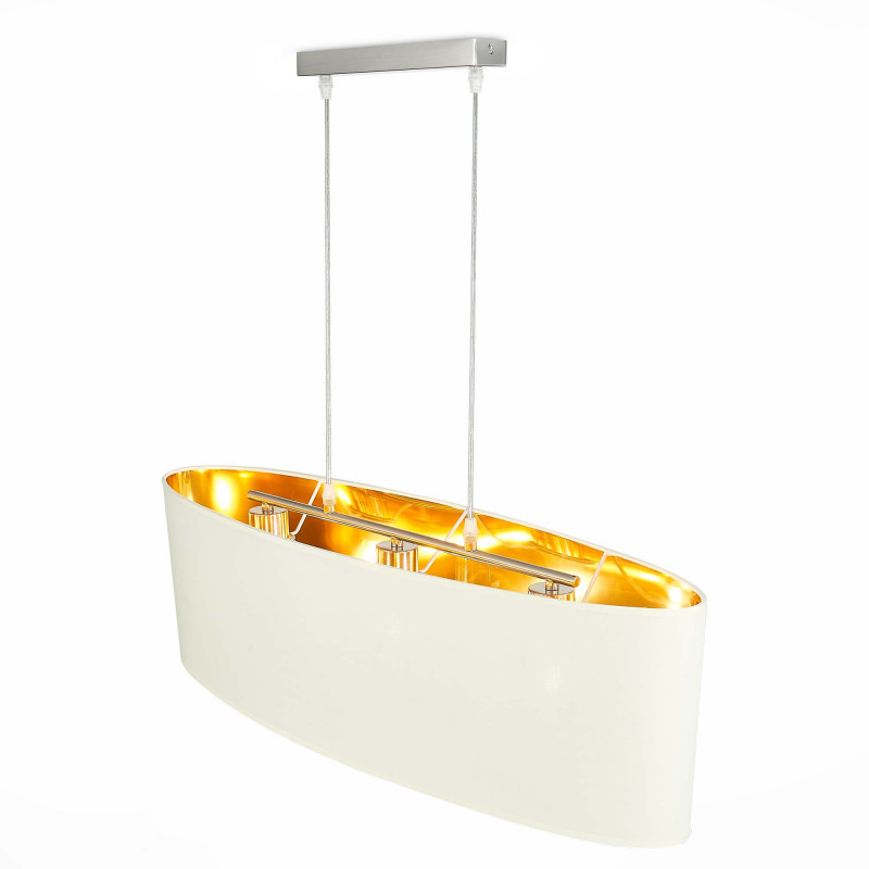 Светильник подвесной 75*22 см, 120W,  EVOLUCE  BRESCIA SLE300563-03  Никель