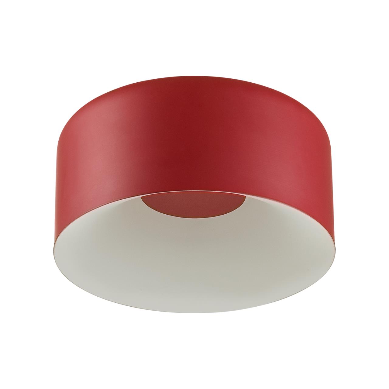 Потолочный светильник *26*12,5 см, LED 1*26W, 4000 К, Sonex Confy 7691/26L, белый/красный