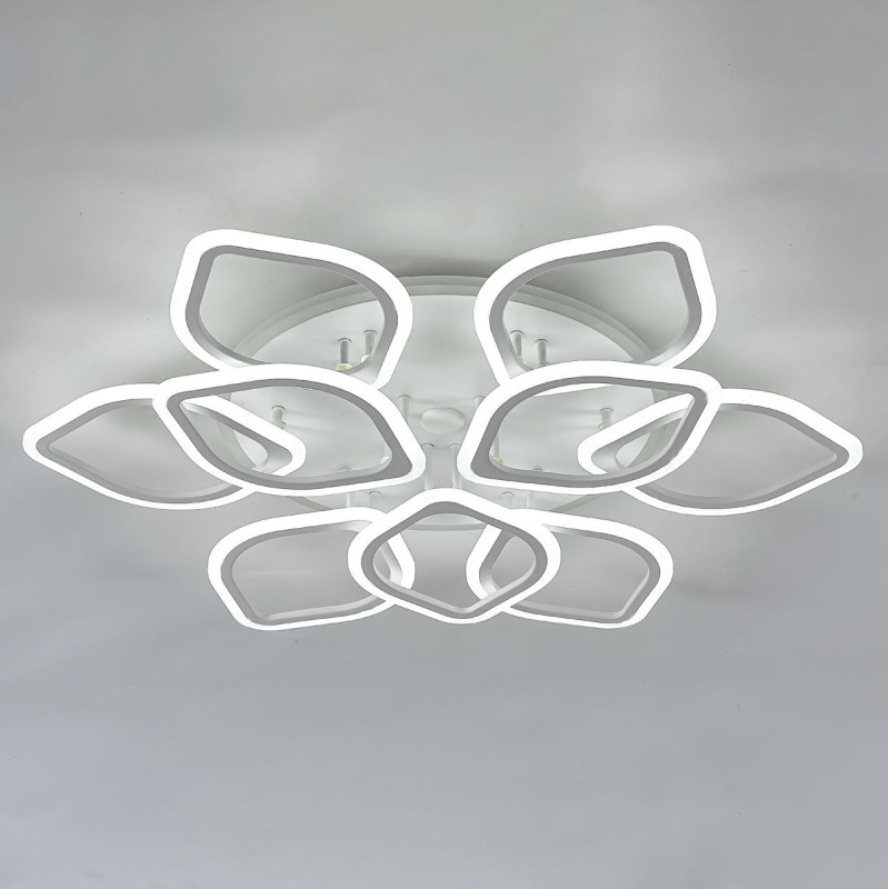Люстра потолочная Citilux Ромби Смарт CL236A190E, 105W LED, 3000-5500K, диаметр 91 см, белый