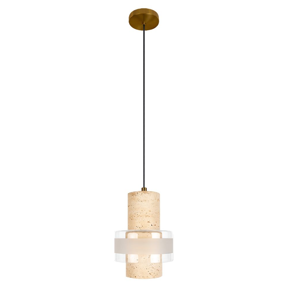 Подвесной светильник 13 см, 7W, 3000K, LOFT IT Colette 10474P/A, латунь