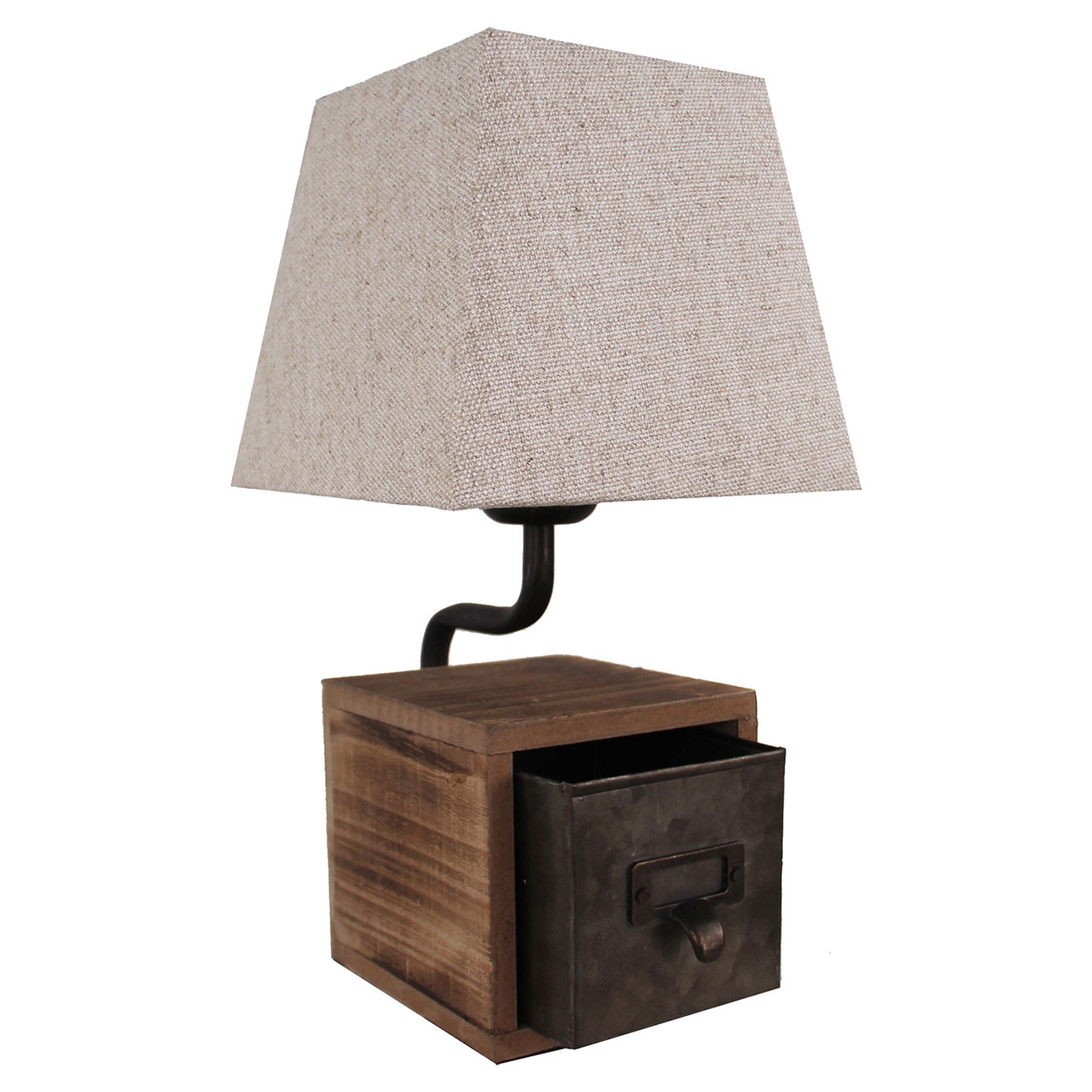 Настольная лампа Lussole Loft GRLSP-0512, коричневый-бежевый