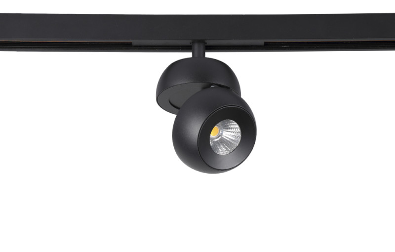 Светильник трековый магнитный 8 см, 1*7W, 4000K, Crystal Lux CLT 0.33 011 7W BL-BL 4000K Черный