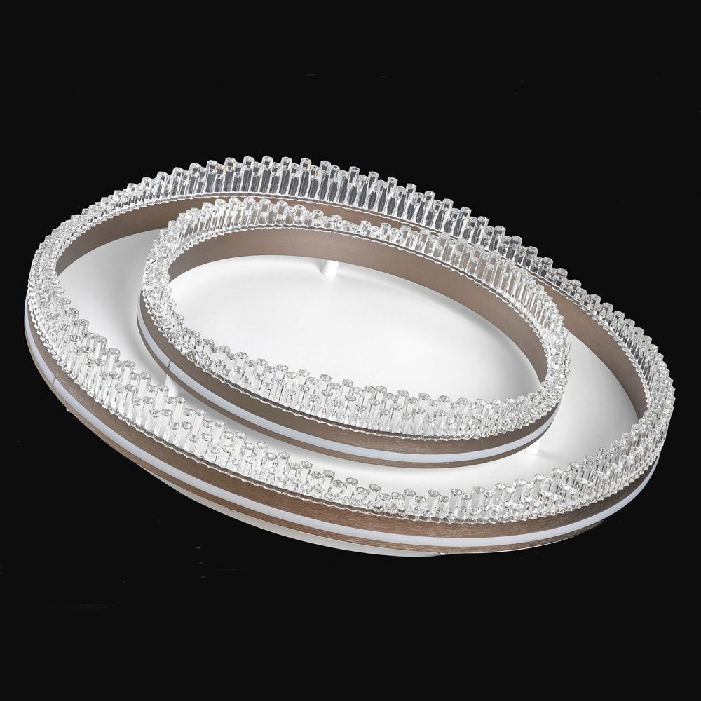Потолочный светильник *60*13-13 см, 1*LED*50W, 4000K, Lussole Hardin LSP-7430, коричневый