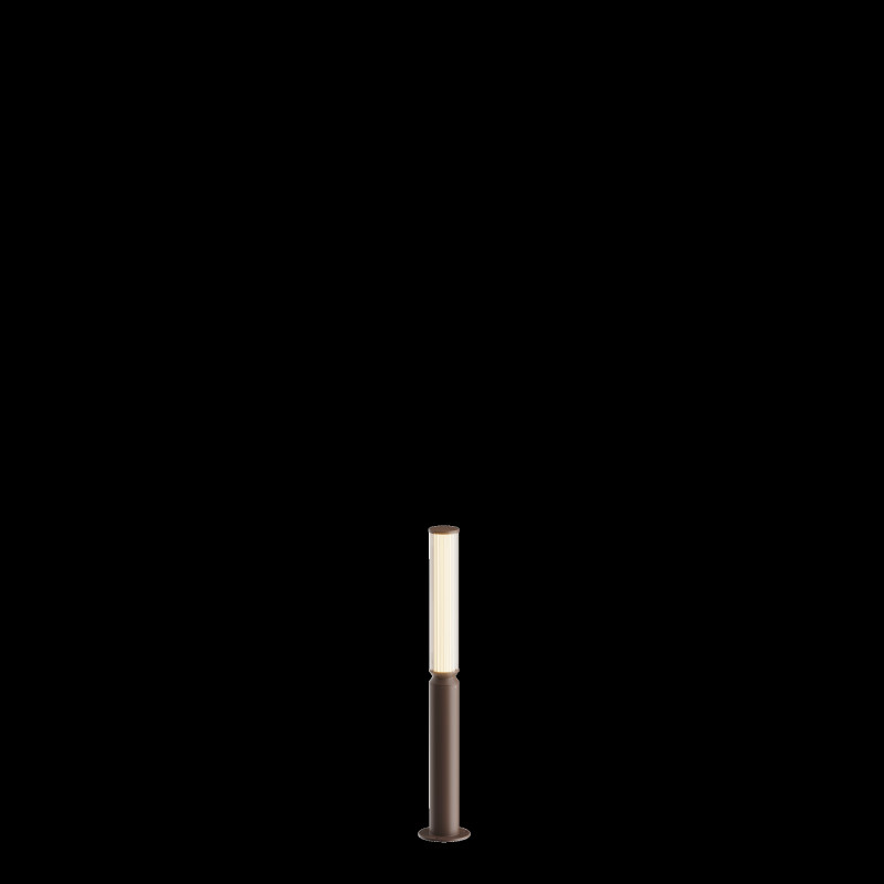 Садово-парковый светильник 7,5*78,5 см, LED, 12W, 3000К, Maytoni Lit O593FL-L12BR3K коричневый