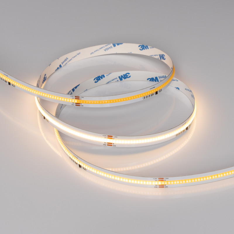 Лента SPI-COB-X378-12mm 24V Warm2700-PX63-BPT (7 W/m, IP20, 5m) (Arlight, бегущий огонь) 041737. Цена указана за 5 метров. Продается кратно 5 метрам.