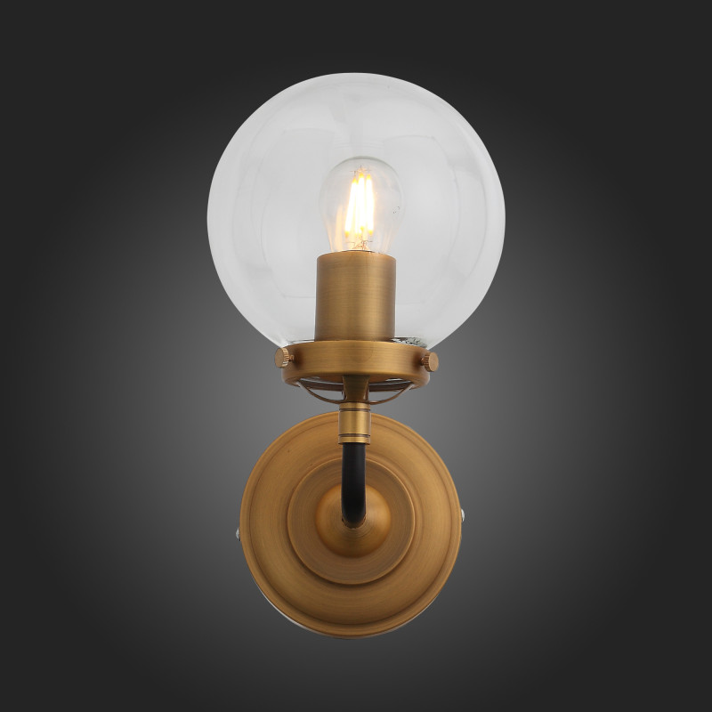 Бра 14 см, ST LUCE VARIETA SL234.401.01 Черный, Золото