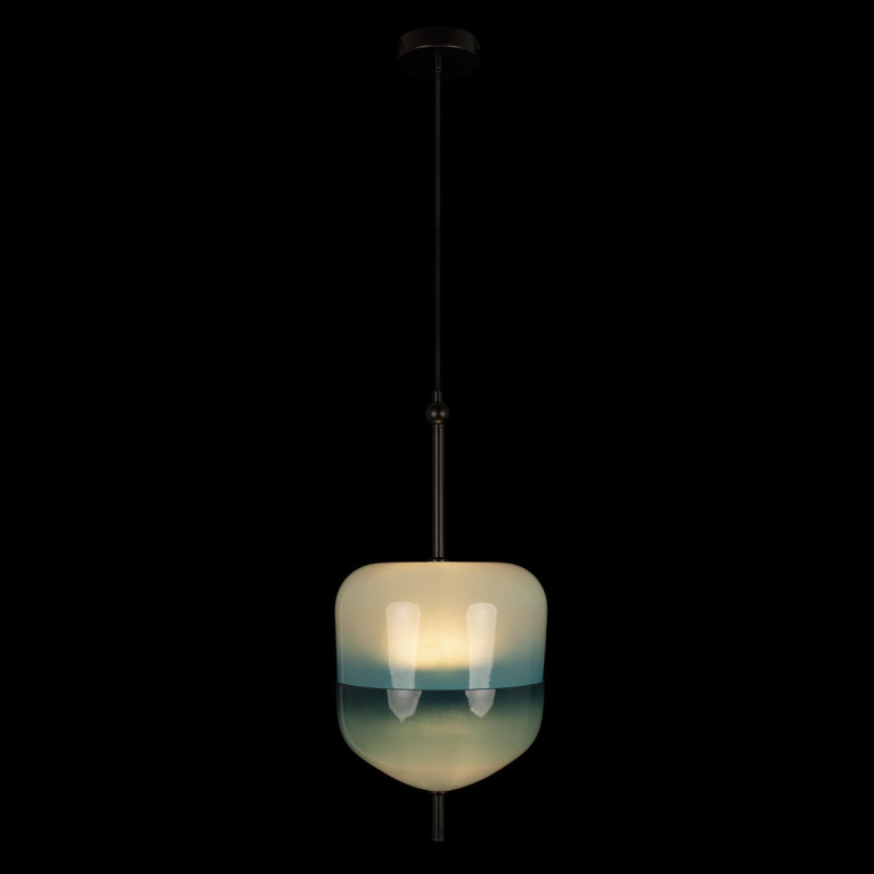 Подвесной светильник 25 см, 1*LED*16W 3000K черный Loft It Venice 10223/D Blue